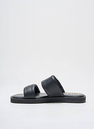 Mules/sabots tissage satiné talon plat jusqu'à 3cm noir LIU JO femme