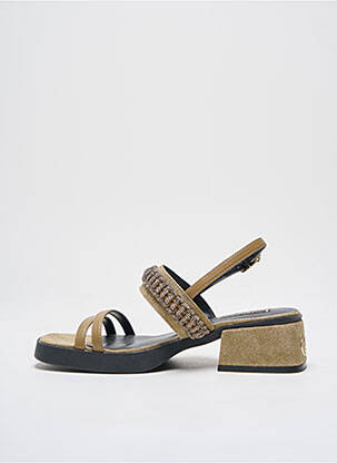 Sandales/nu pieds fermeture boucle(s) talon de 4 à 6cm vert LIU JO femme