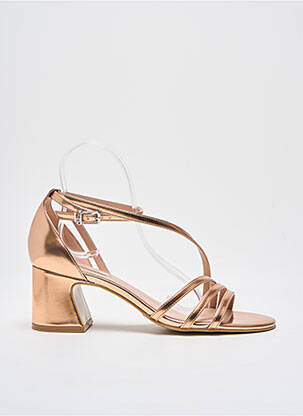 Sandales/nu pieds matière lisse talon de 4 à 6cm rose LIU JO femme