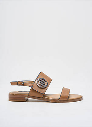 Sandales/nu pieds chiquet talon plat jusqu'à 3cm marron LIU JO femme