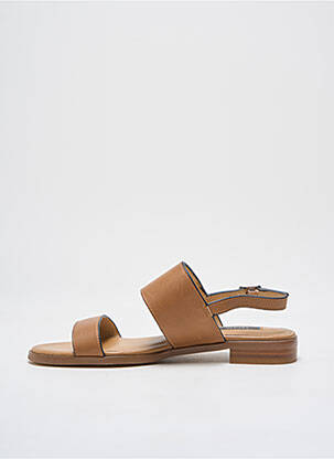 Sandales/nu pieds chiquet talon plat jusqu'à 3cm marron LIU JO femme