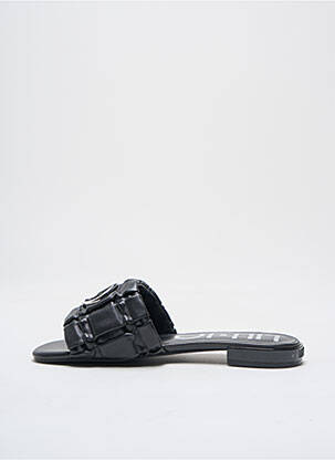 Mules/sabots matière lisse talon plat jusqu'à 3cm noir LIU JO femme