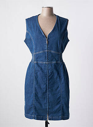 Robe mi-longue sans manche sans manche bleu LIU JO femme
