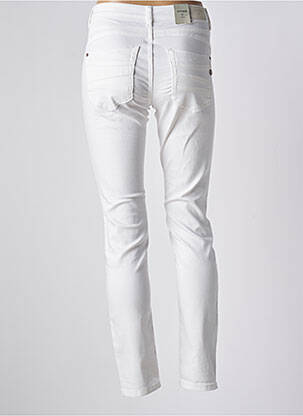 Pantalon slim stretch taille normale blanc CREAM femme
