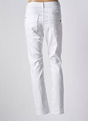 Pantalon slim stretch taille normale blanc CREAM femme