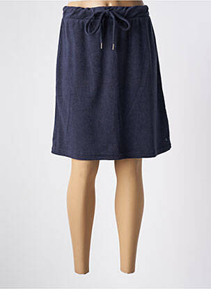 Jupe mi-longue taille normale bleu CREAM femme