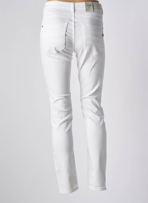 Pantalon slim blanc CREAM pour femme