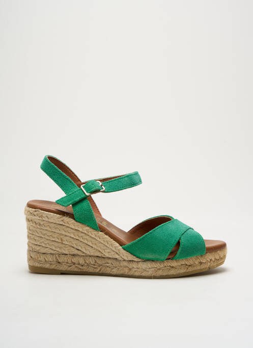 Espadrilles vert LA MAISON DE L'ESPADRILLE pour femme