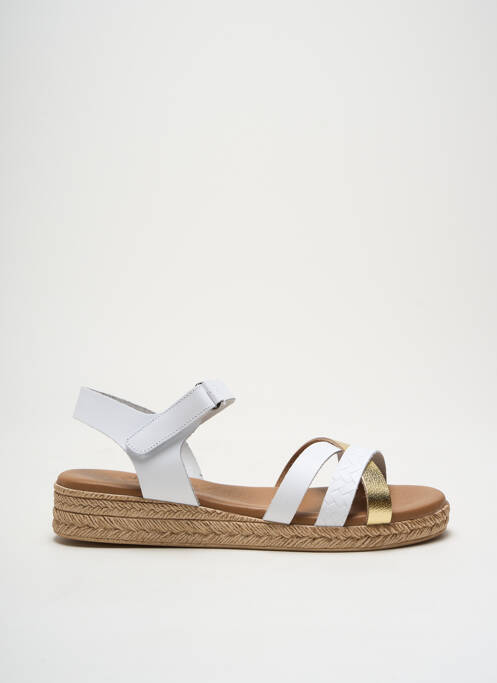 Sandales/Nu pieds blanc LA MAISON DE L'ESPADRILLE pour femme