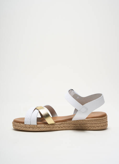 Sandales/Nu pieds blanc LA MAISON DE L'ESPADRILLE pour femme