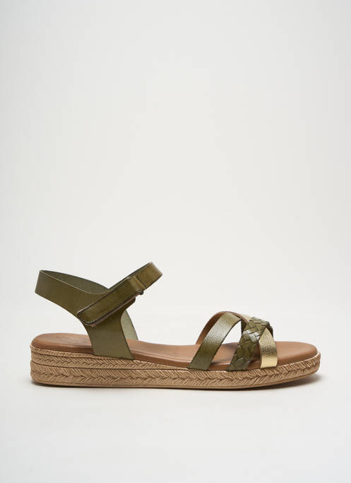 Sandales/Nu pieds vert LA MAISON DE L'ESPADRILLE pour femme