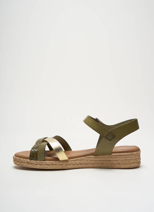 Sandales/Nu pieds vert LA MAISON DE L'ESPADRILLE pour femme