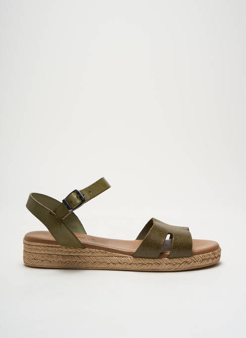 Sandales/Nu pieds vert LA MAISON DE L'ESPADRILLE pour femme