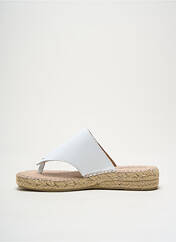 Tongs blanc LA MAISON DE L'ESPADRILLE pour femme seconde vue