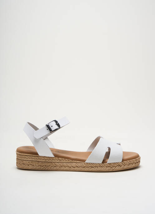 Sandales/Nu pieds blanc LA MAISON DE L'ESPADRILLE pour femme