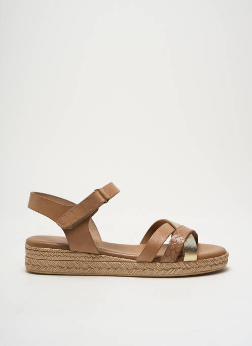 Sandales/Nu pieds marron LA MAISON DE L'ESPADRILLE pour femme