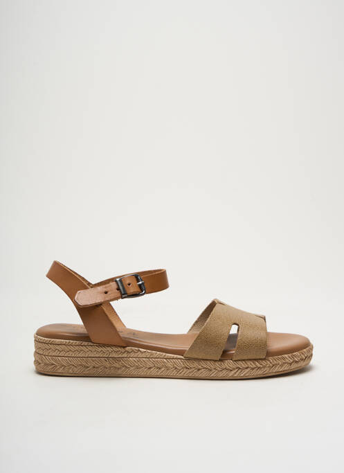 Sandales/Nu pieds marron LA MAISON DE L'ESPADRILLE pour femme