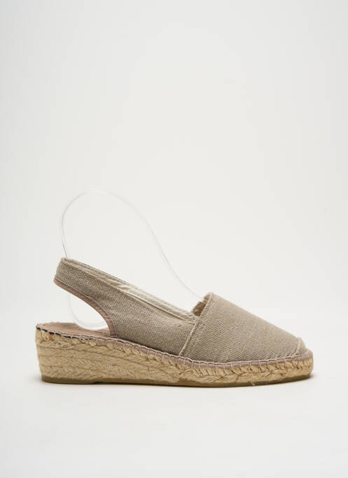 Espadrilles gris LA MAISON DE L'ESPADRILLE pour femme