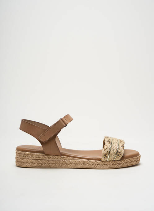 Sandales/Nu pieds beige LA MAISON DE L'ESPADRILLE pour femme