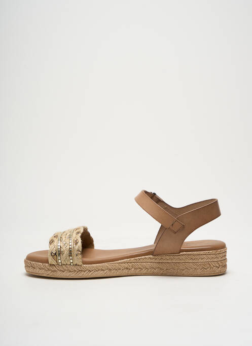 Sandales/Nu pieds beige LA MAISON DE L'ESPADRILLE pour femme