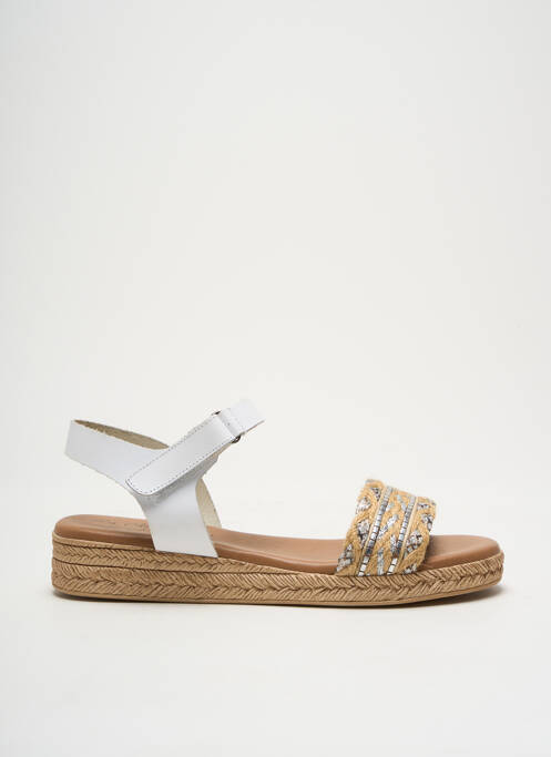 Sandales/Nu pieds blanc LA MAISON DE L'ESPADRILLE pour femme