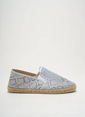 Espadrilles argent LA MAISON DE L'ESPADRILLE pour femme seconde vue