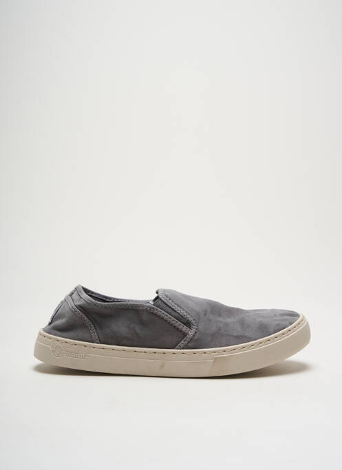 Slip ons gris NATURAL WORLD pour homme