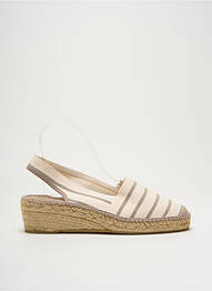 Espadrilles fermeture bride(s) talon de 4 à 6cm beige LA MAISON DE L'ESPADRILLE femme