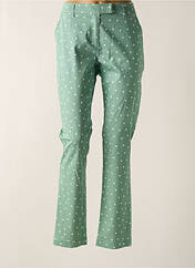 Pantalon chino vert ZILCH pour femme seconde vue