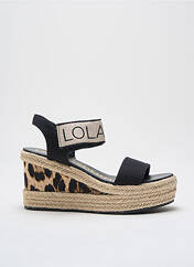 Espadrilles noir LOLA CASADEMUNT pour femme seconde vue