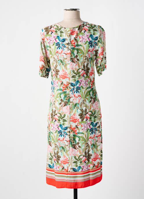 Robe mi-longue vert CONCEPT K pour femme