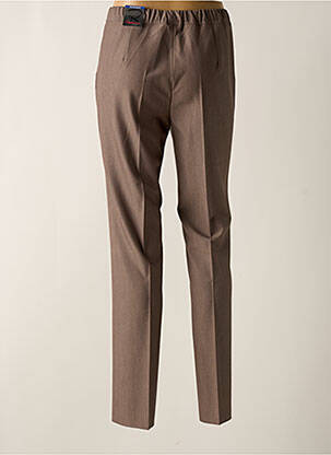 Pantalon droit stretch taille normale marron TONI femme