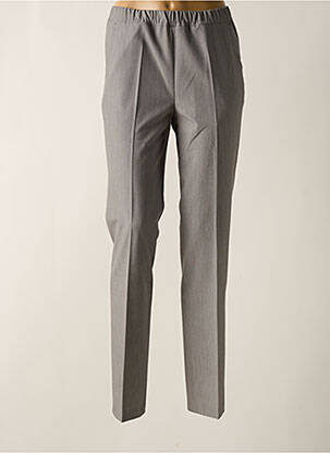 Pantalon droit stretch taille normale gris TONI femme