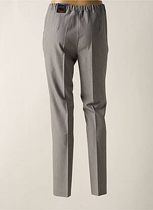 Pantalon droit stretch taille normale gris TONI femme