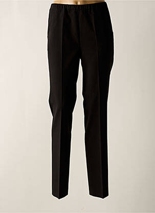 Pantalon droit stretch taille normale noir TONI femme
