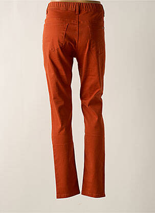 Jegging tissage popeline taille normale orange GRIFFON femme