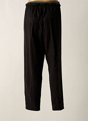 Pantalon droit taille haute taille haute noir VIRGINIA BLU' femme