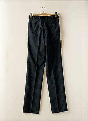 Pantalon droit tissage popeline taille haute vert MEYER femme