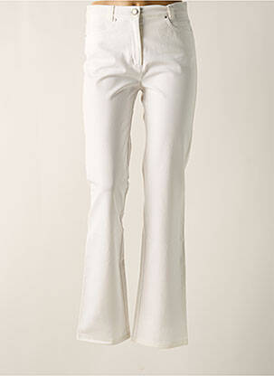 Pantalon droit blanc TONI pour femme