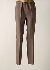 Pantalon droit marron TONI pour femme seconde vue