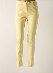 Pantalon slim jaune CONCEPT K pour femme seconde vue