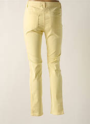 Pantalon slim jaune CONCEPT K pour femme seconde vue