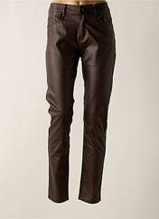 Pantalon slim marron GRIFFON pour femme seconde vue