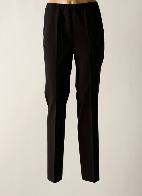 Pantalon droit stretch taille normale noir TONI femme