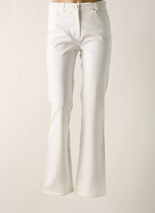 Pantalon droit blanc TONI pour femme