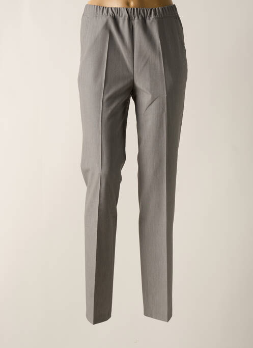 Pantalon droit gris TONI pour femme