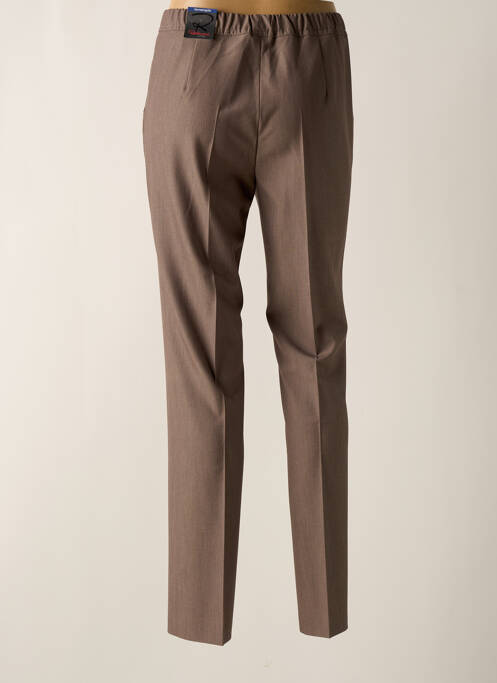 Pantalon droit marron TONI pour femme
