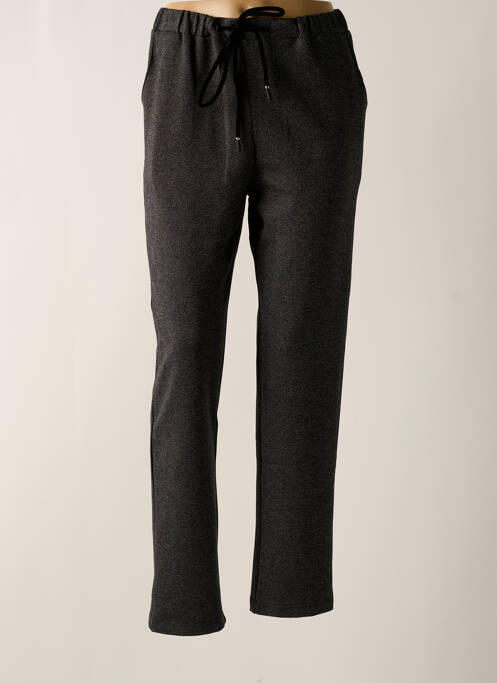 Pantalon droit noir GRIFFON pour femme