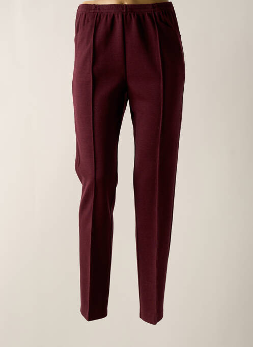 Pantalon droit rouge GRIFFON pour femme