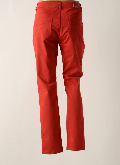 Pantalon slim orange GRIFFON pour femme